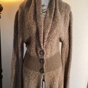 MODA International Long Button Sweater